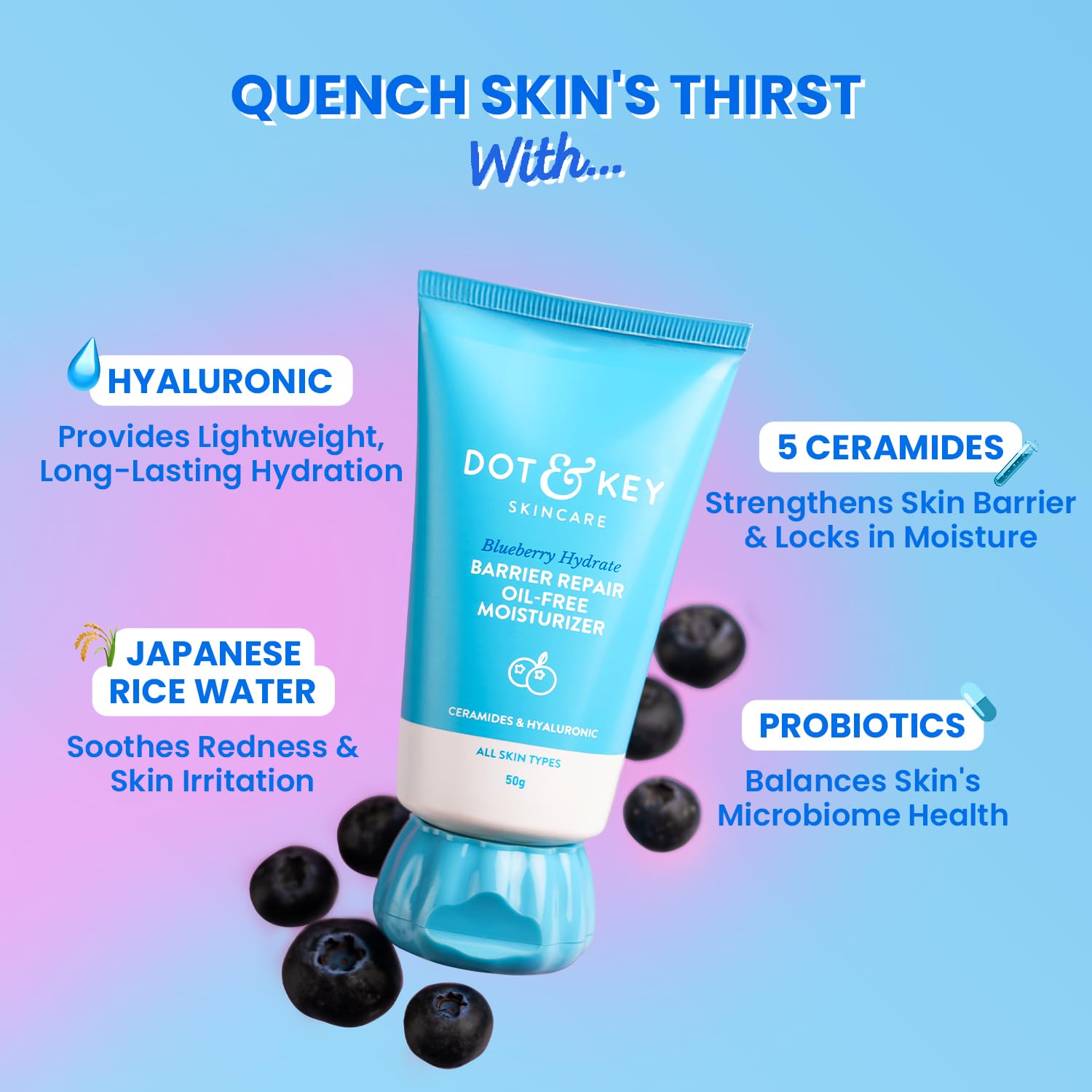 Picture of Dot & Key Barrier Repair Oil-Free Moisturizer 50gm