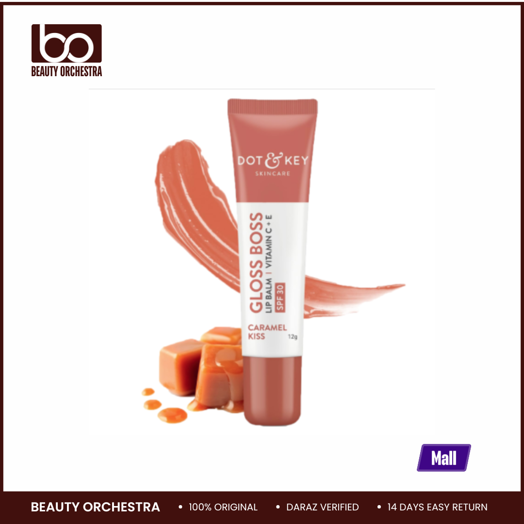 Picture of Dot & Key Caramel Kiss Lip Balm SPF30 and Vitamin C Plus E 12 gm