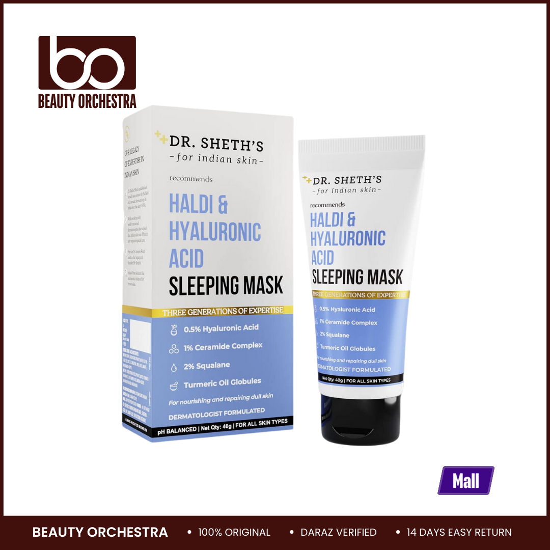 Picture of Dr. Sheth's Haldi & Hyaluronic Acid Sleeping Mask - 40g