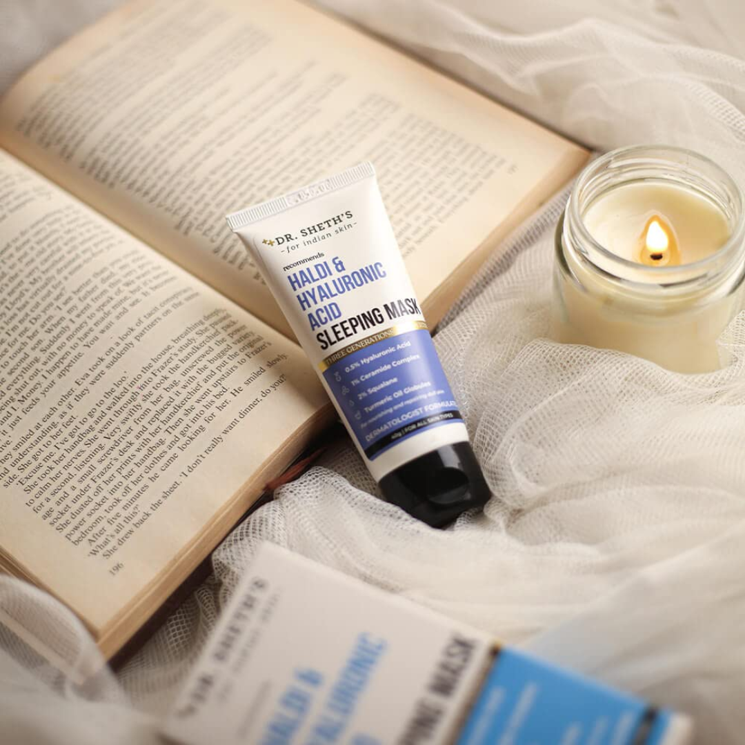 Picture of Dr. Sheth's Haldi & Hyaluronic Acid Sleeping Mask - 40g