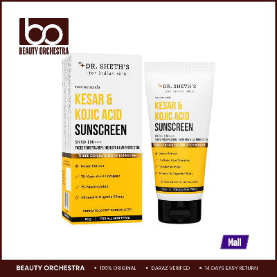 Picture of Dr. Sheth's Kesar & Kojic Acid Sunscreen - 50g