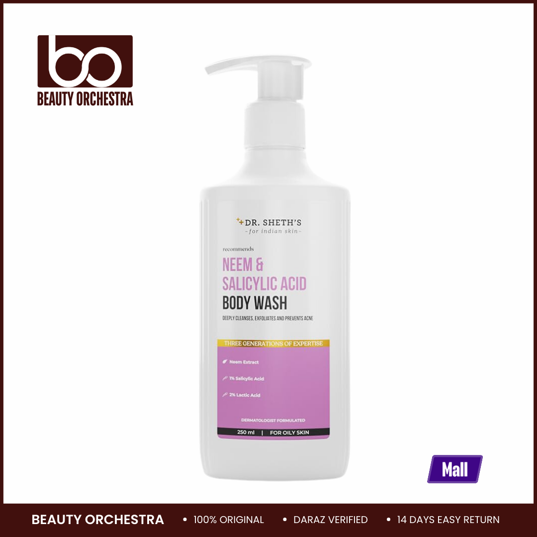Picture of Dr. Sheth's Neem & Salicylic Acid Body Wash - 250ml