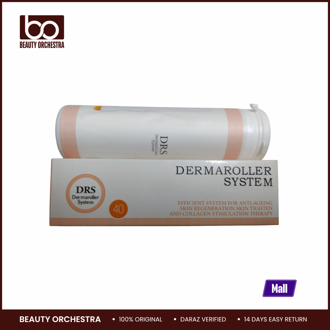 Picture of DRS Derma Stamp Derma roller System Efficient System For Anti -Ageing Skin Regeneration Skin Tighten & Collagen Stimulation Therapy | Not adjustable | 40 Needles