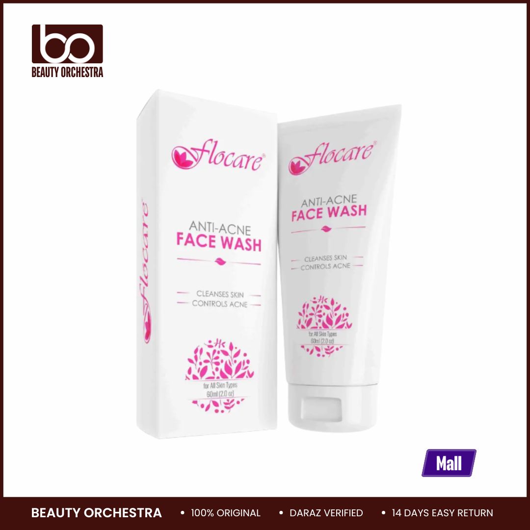 Picture of Flocare Anti Acne Face wash Face Wash 60 ml