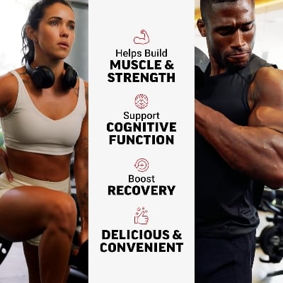 Picture of Force Factor Creatine Monohydrate Gummies, 5g Dose for Men & Women to Support Muscle, Strength, Recovery, Cognitive Health & Memory, Mixed Berry, 150 Gummies