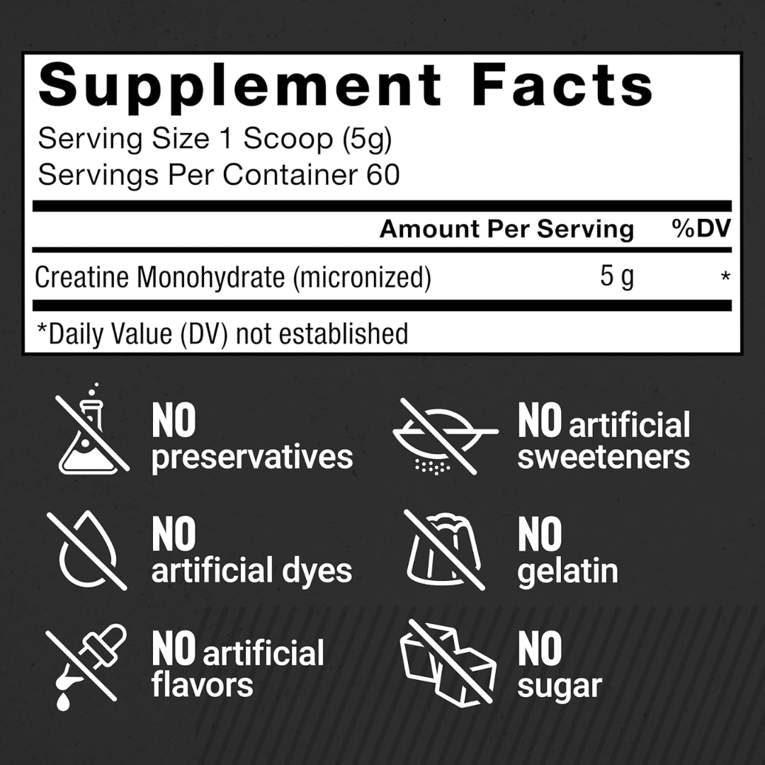 Picture of Force Factor Creatine Monohydrate Powder - 300gm, 60 Servings