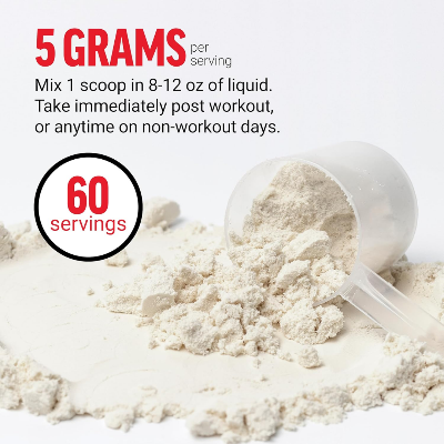 Picture of Force Factor Creatine Monohydrate Powder - 300gm, 60 Servings