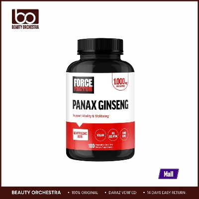 Picture of FORCE FACTOR Panax Ginseng 1000 mg 100 Capsules