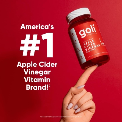 Picture of Goli Apple Cider Vinegar Gummy Vitamins - 60 Count - Vitamin B12