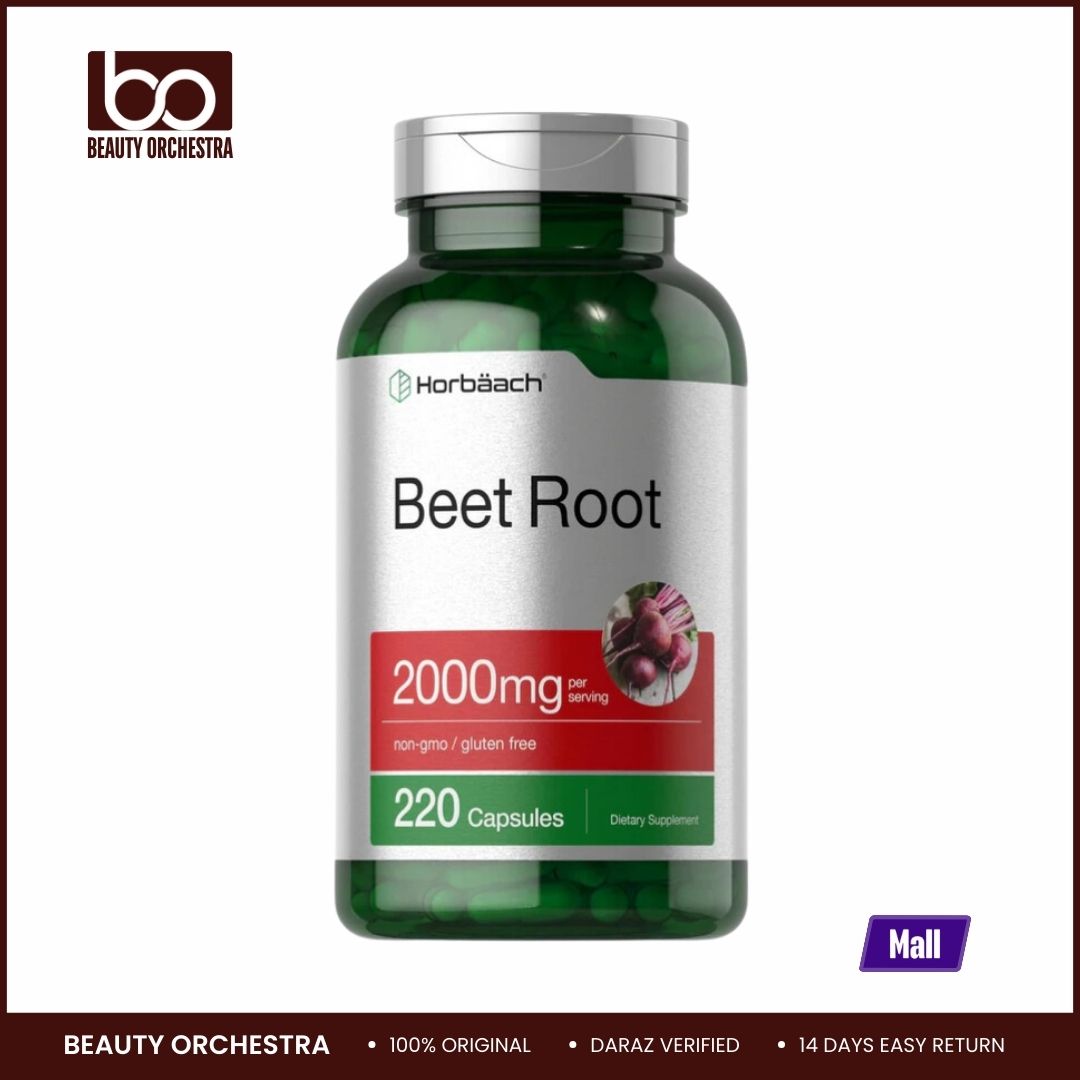 Picture of Horbaach Beet Root 2000mg per serving 220 Capsules