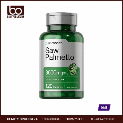 Picture of Horbaach Saw Palmetto 3600 mg per serving 120 Capsules