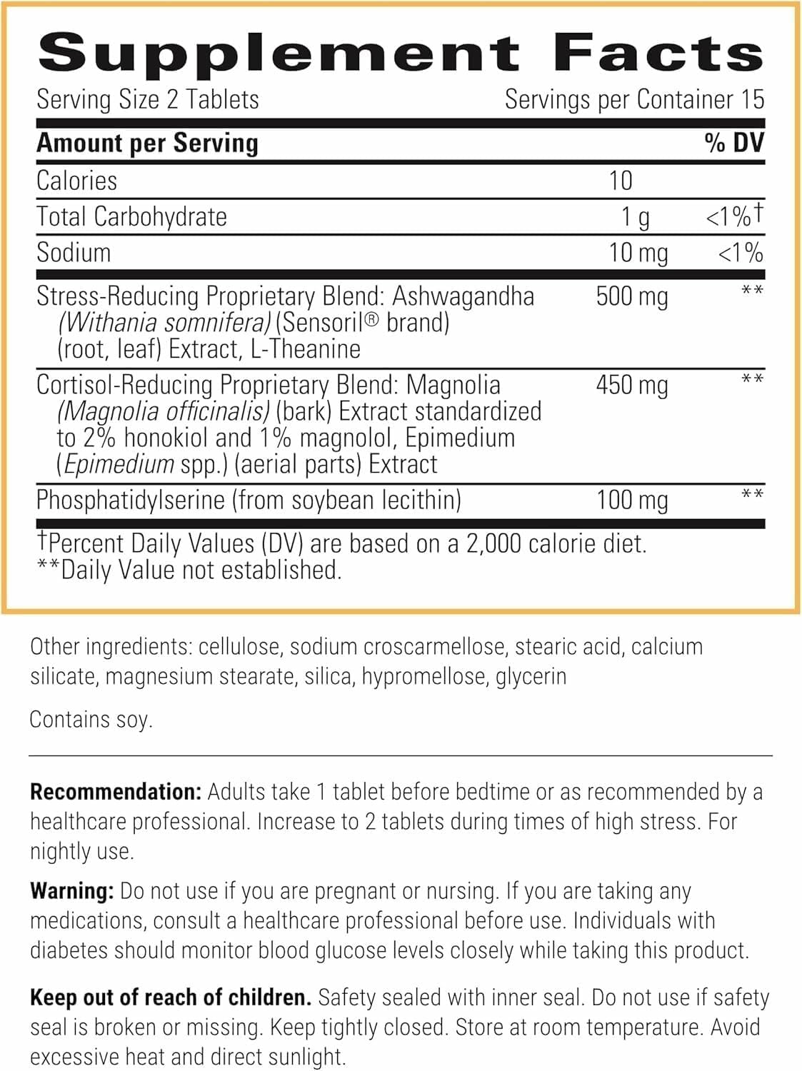 Picture of Integrative Therapeutics Cortisol Manager - Adrenal Health Support Supplement for Healthy Stress Response - 30 Tablets
