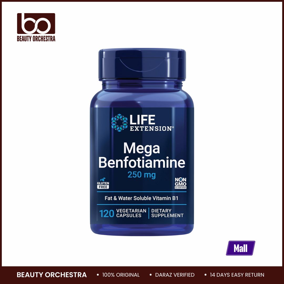 Picture of Life Extension Mega Benfotiamine 250 mg 120 Capsules