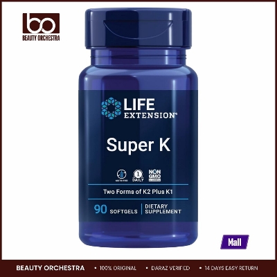Picture of Life Extension Super K, vitamin K1, vitamin K2 mk-7, vitamin K2