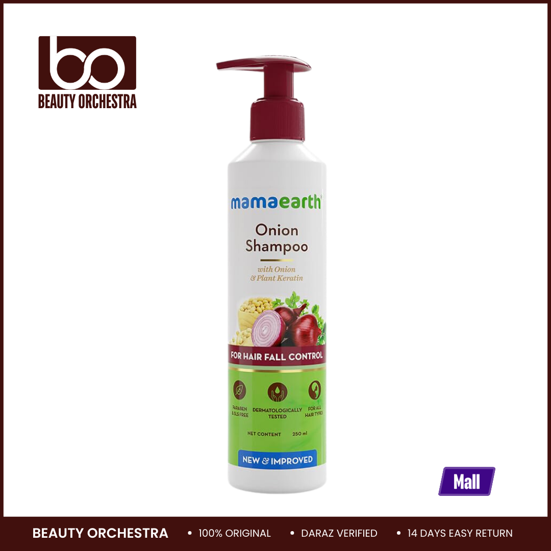 Picture of Mamaearth Onion Hair Fall Shampoo for Hair Growth & Hair Fall Control - 250ml