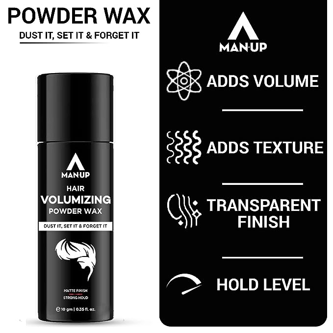 Picture of Man Up Hair Volumizing Powder Wax For Men - 10g (Like UrbanGabru)
