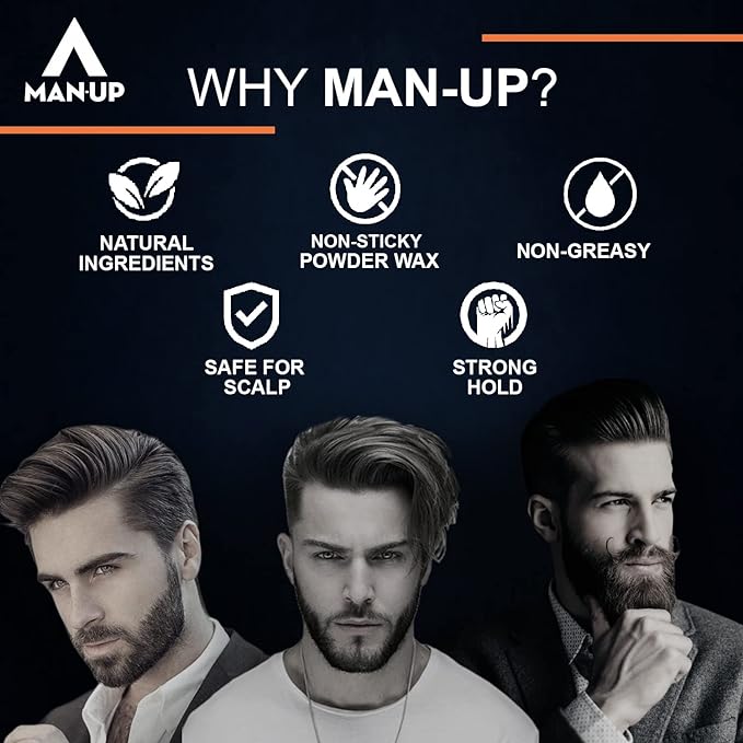Picture of Man Up Hair Volumizing Powder Wax For Men - 10g (Like UrbanGabru)