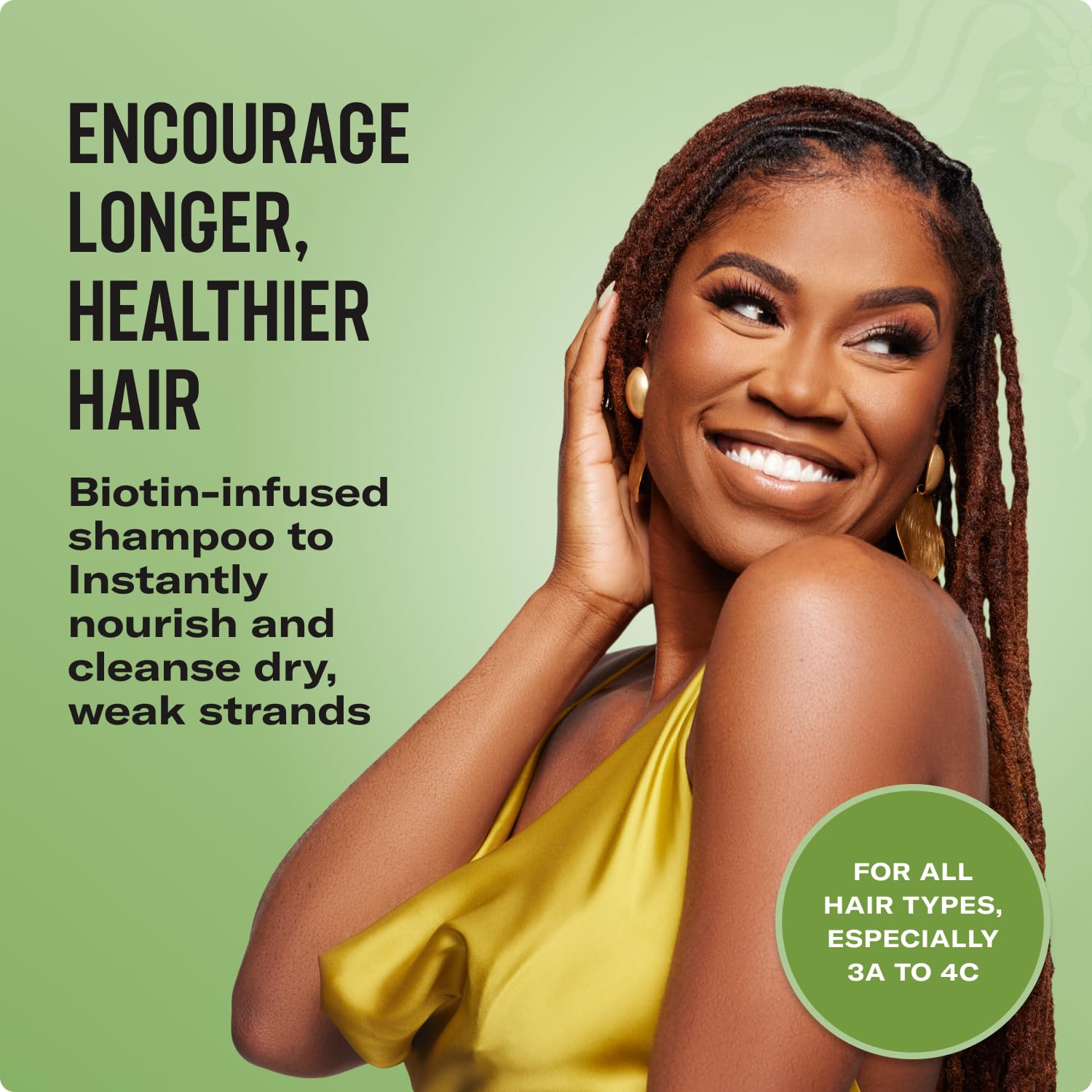 Picture of Mielle Rosemary Mint Strengthening Biotin Shampoo - Moisturizing Hair Shampoo for Women and Men to Gently Cleanse Repair & Protect Strands - 355 ml