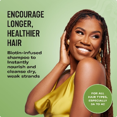Picture of Mielle Rosemary Mint Strengthening Biotin Shampoo - Moisturizing Hair Shampoo for Women and Men to Gently Cleanse Repair & Protect Strands - 355 ml