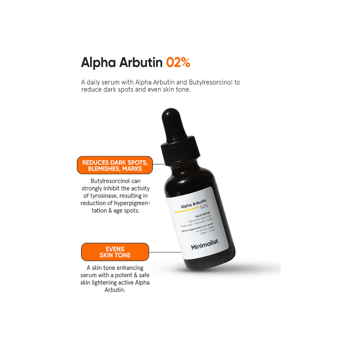 Picture of Minimalist Alpha Arbutin 2% Face Serum - 30ml