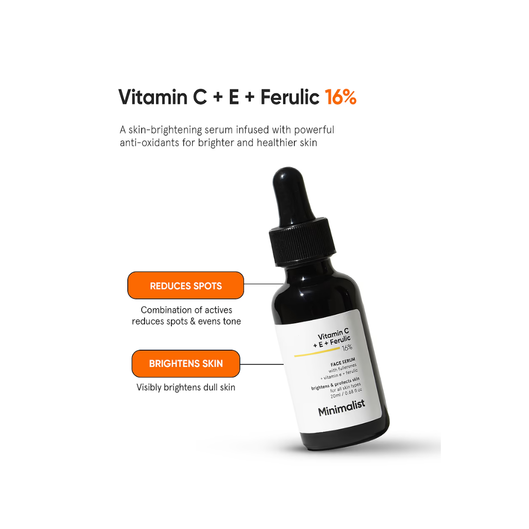 Picture of Minimalist Vitamin C + E + Ferulic 16% Face Serum - 20ml