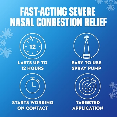 Picture of Mucinex Mucinex Severe Nasal Congestion Relief Clear & Cool Nasal Spray, Cooling Menthol Flavor - 22 ml