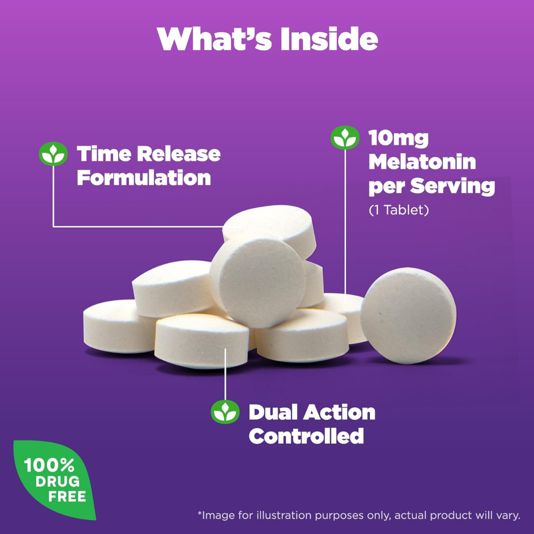 Picture of Natrol Melatonin 10mg (Advanced Sleep, Time Release) - 100 Tablets