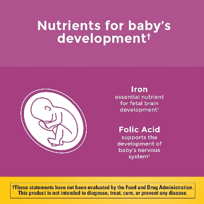 Picture of Nature Made Prenatal Multivitamin with Folic Acid 90 Tablets