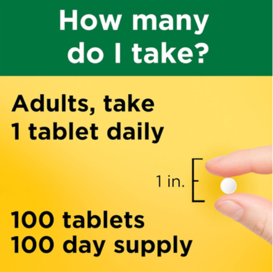 Picture of Nature Made Zinc Supplement 30 Mg per Tablet 100 Tablets in Each Bottle