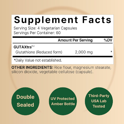 Picture of NatureBell Glutathione 2,000mg - 240 Veggie Capsules