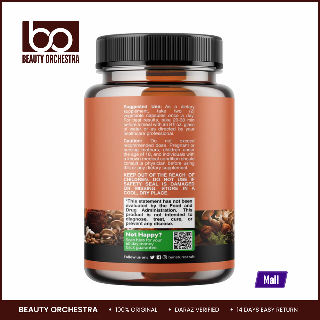 Picture of Nature's Craft Mushroom Complex - 60 Capsules