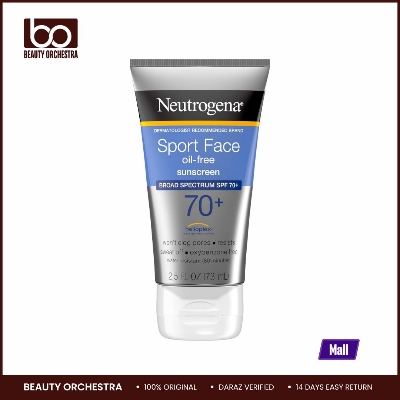 Picture of Neutrogena Sport Face Sunscreen, Broad Spectrum Sunblock SPF 70+ 2.5 FL (73 ml - USA)