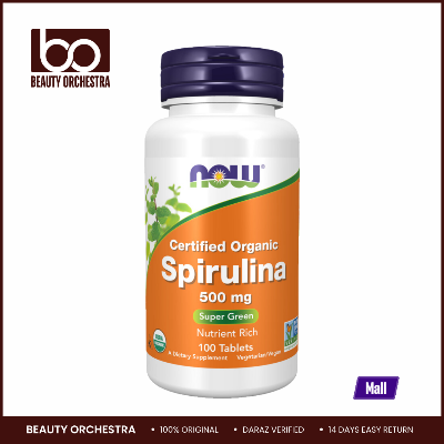Picture of Now Foods Spirulina 500 mg - 100 Tablets