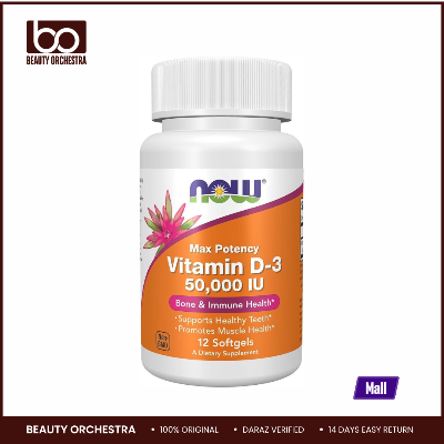 Picture of Now Foods Vitamin D-3 50,000 IU 12 Softgel