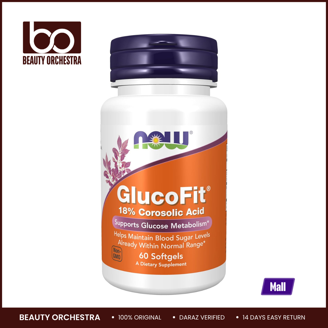 Picture of NOW GlucoFit® With 18% Corosolic Acid - 60 Softgels