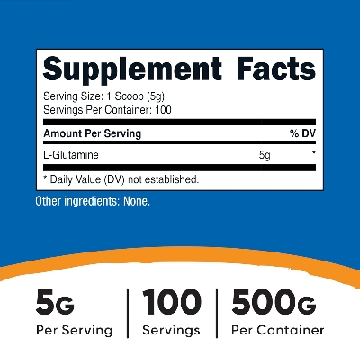 Picture of Nutricost L-Glutamine Powder (500 Grams)