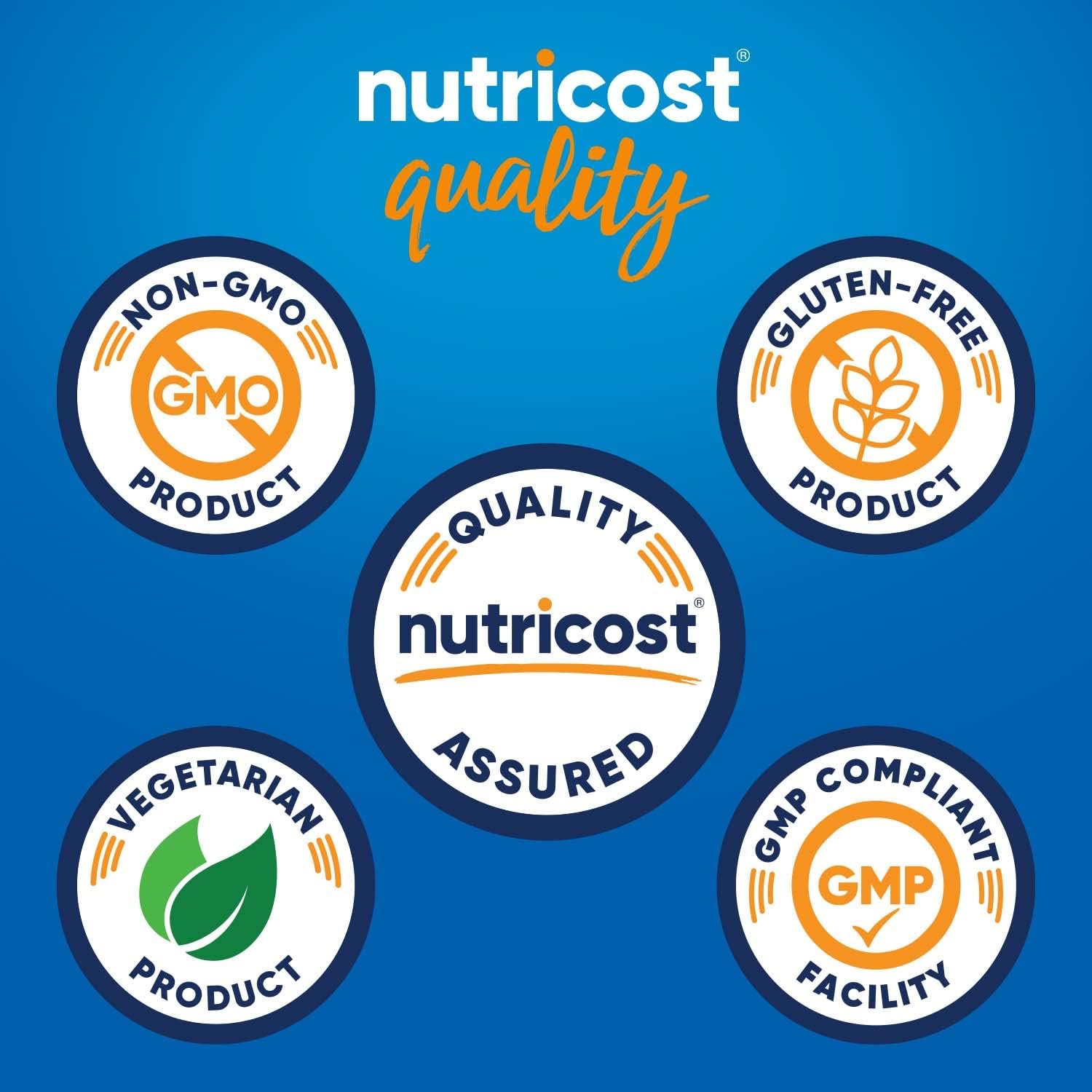 Picture of Nutricost NAC (N-Acetyl L-Cysteine) 600mg, 180 Capsules - Non-GMO, Gluten Free