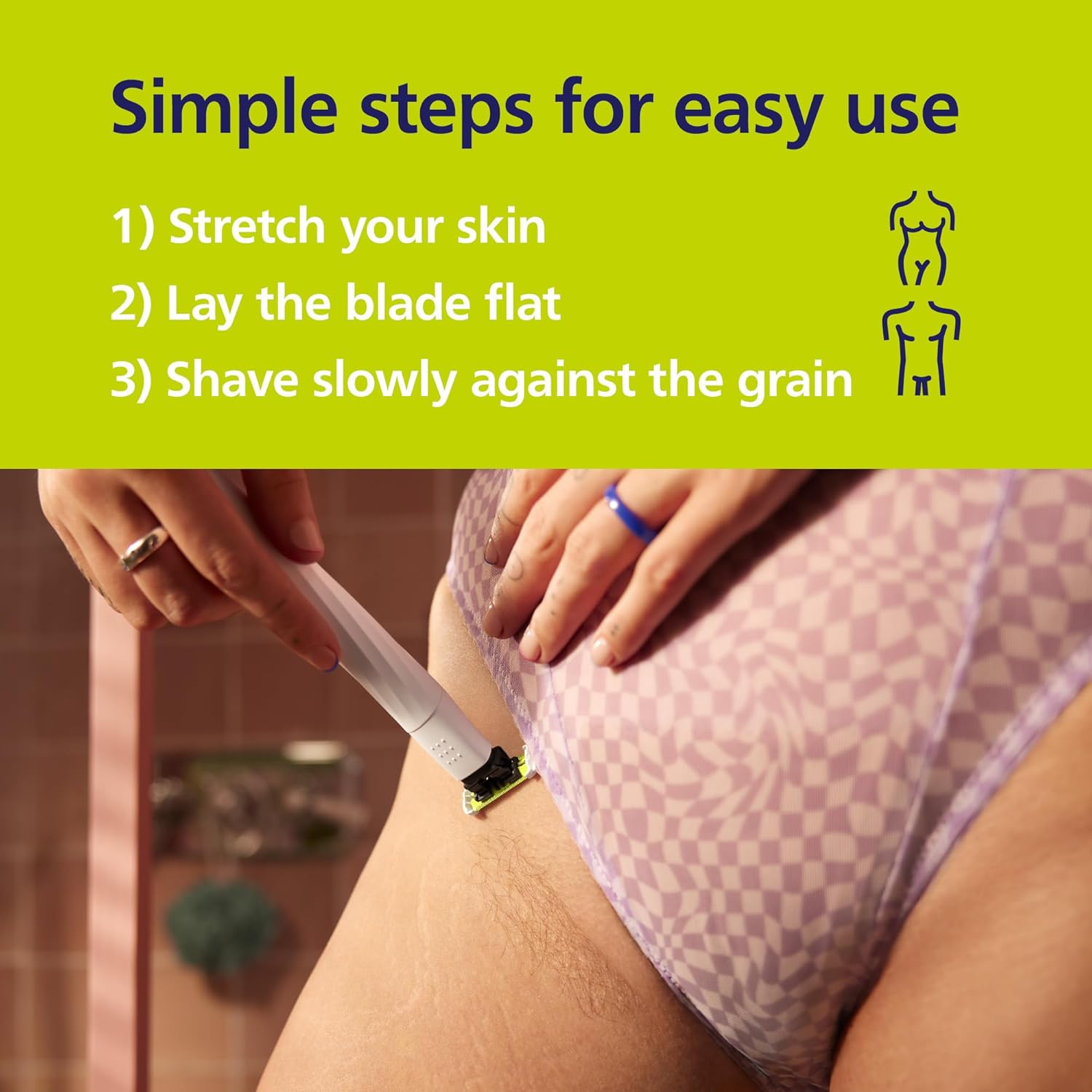 Picture of Philips Norelco OneBlade Intimate, Designed for Public Grooming, Trim & Shave with Extra Skin Protection, Waterproof