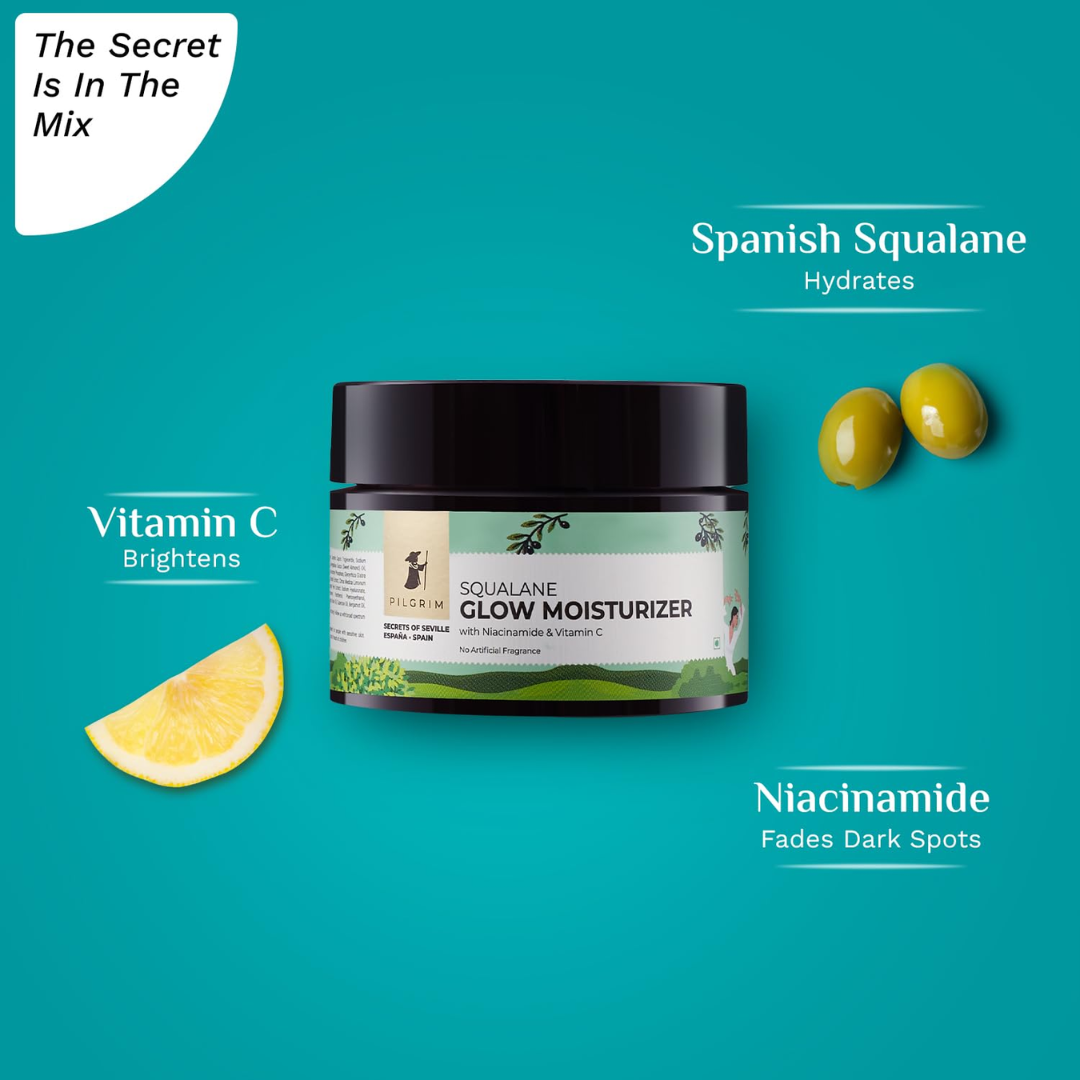 Picture of Pilgrim Squalane Glow Moisturizer - 50g