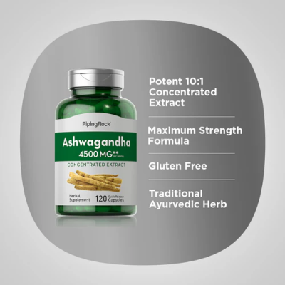 Picture of Piping Rock Ashwagandha 4500 mg - 120 Capsules