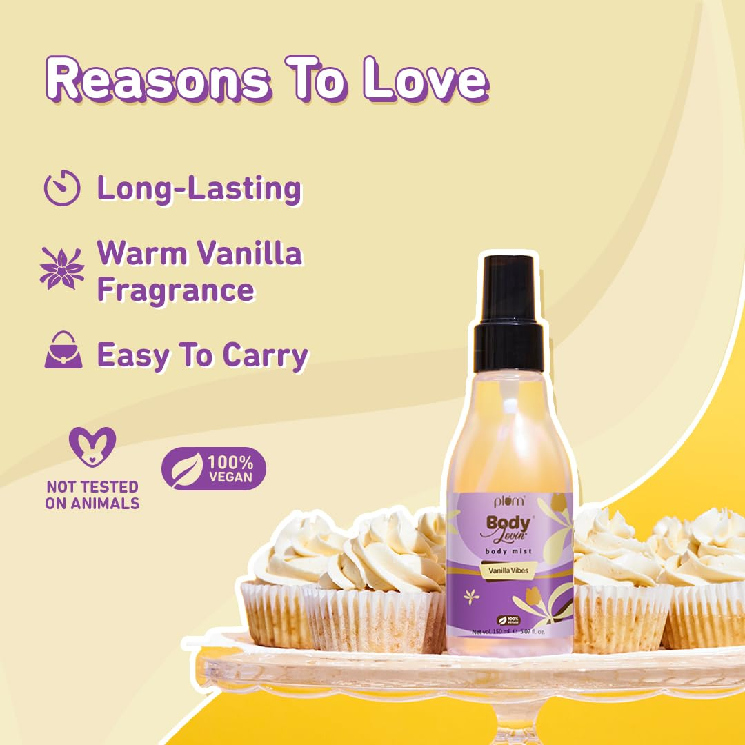 Picture of Plum BodyLovin' Vanilla Vibes Body Mist - 150ml