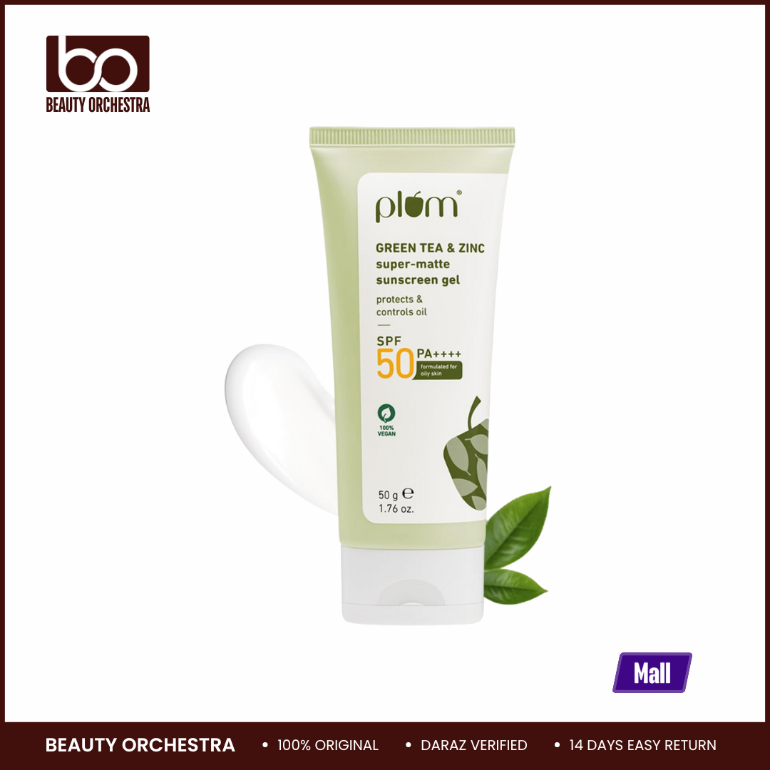 Picture of Plum Green Tea & Zinc Super-Matte Gel Sunscreen SPF 50 PA ++++ 50 g