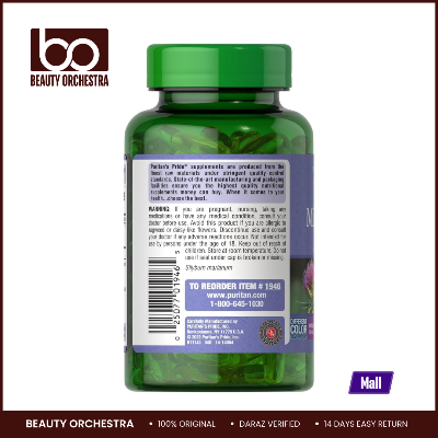 Picture of Puritan's Pride Milk Thistle Extract 1000 mg - 180 Softgels