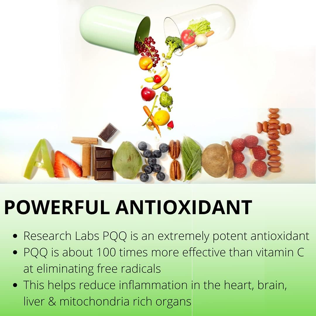 Picture of Research Labs Ultra High Purity 20mg PQQ Capsules, 60 Capsules