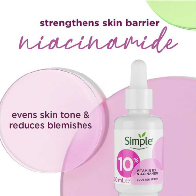 Picture of Simple 10% Niacinamide Vitamin B3 Booster Serum 30ml (International)