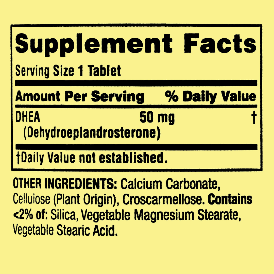 Picture of Spring Valley DHEA 50mg - 50 Tablets
