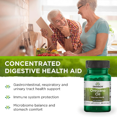 Picture of Swanson Oregano Oil 10:1 Extract - 120 Softgels