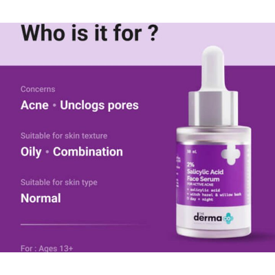 Picture of The Derma Co 2% Salicylic Acid Serum - 30ml