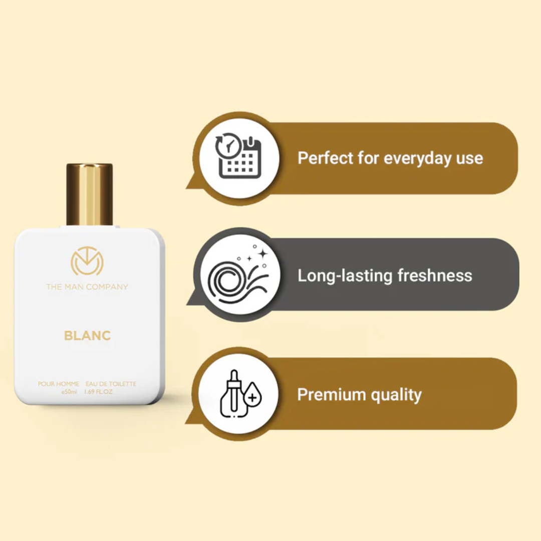 Picture of The Man Company Blanc EDT Perfume For Men - 50ml