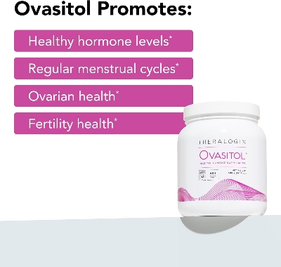 Picture of Theralogix Ovasitol Inositol Powder - & D-Chiro Inositol for Hormone Balance & Ovarian Function Support - 400 g (180 Servings)